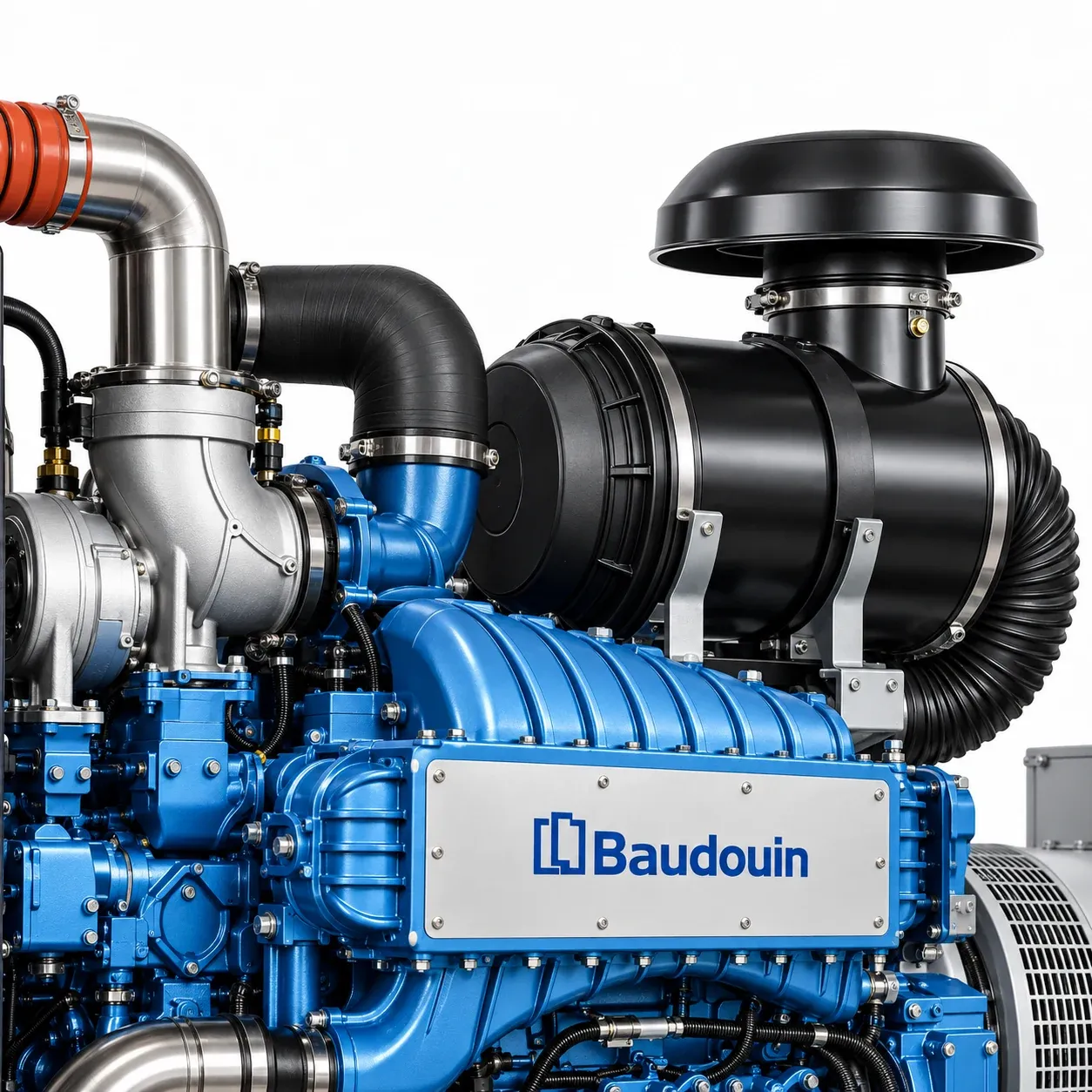 Генераторная установка Baudouin: воздухозаборник