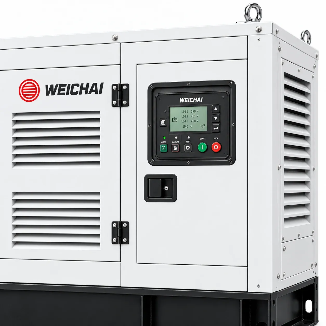 Генераторная установка Weichai: панель управления