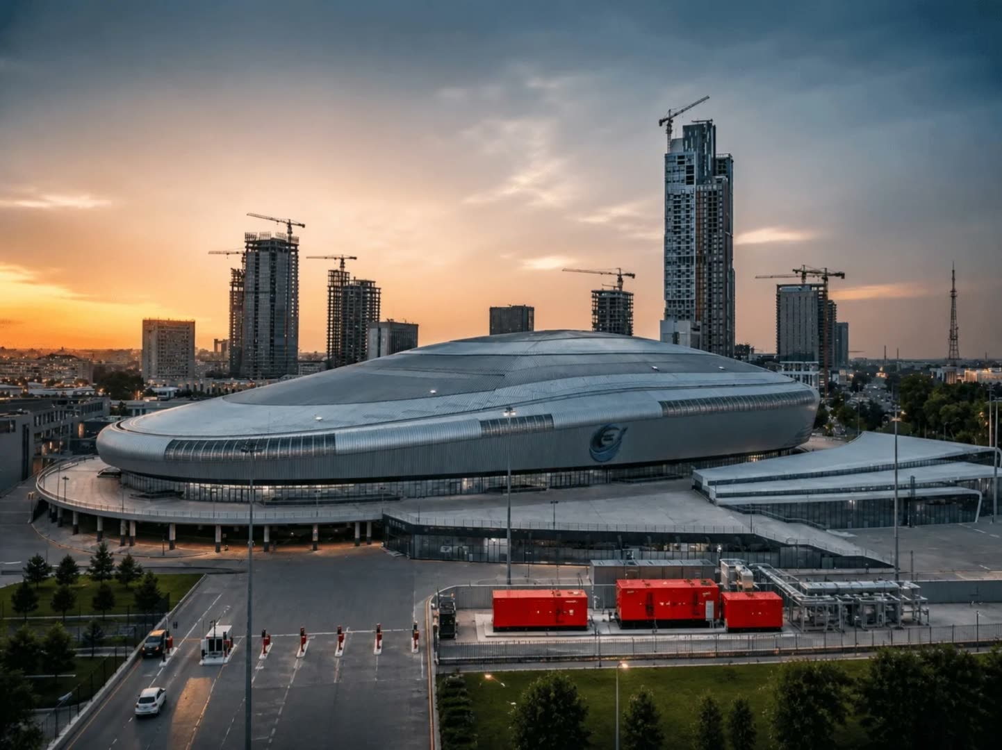 Генераторная установка Seer Power на объекте Humo Arena