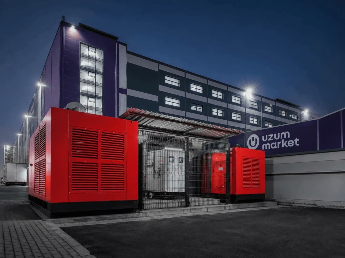 Генераторная установка Seer Power на объекте Uzum Market